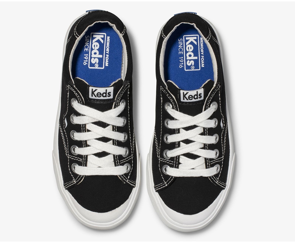 Zapatillas Keds Niños Negras - Crew Kick 75 - 925-KRFZJN